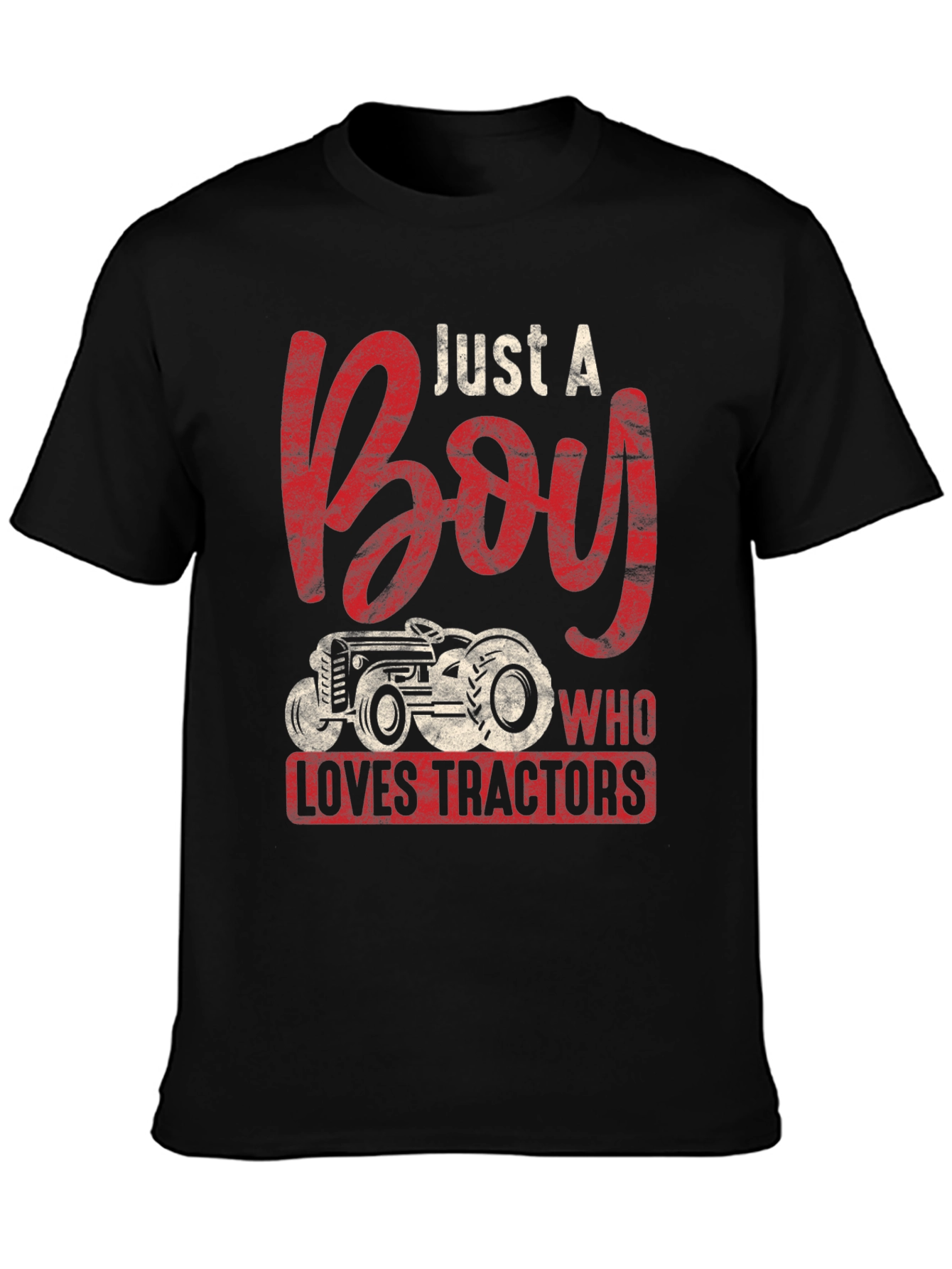 Just A Boy Who Loves Tractors T-Shirt