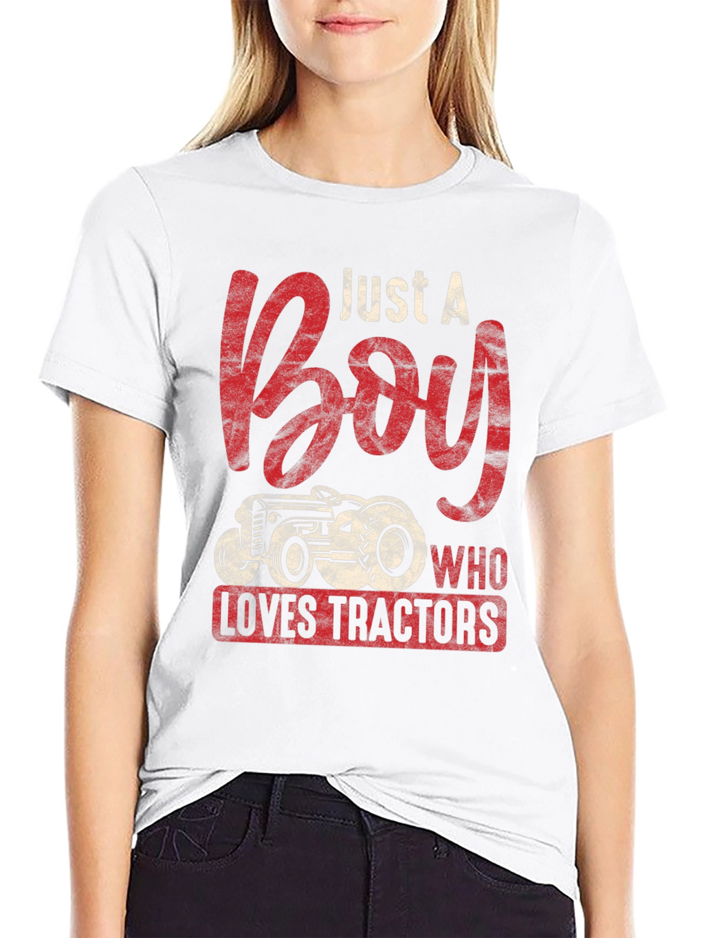 Just A Boy Who Loves Tractors T-Shirt