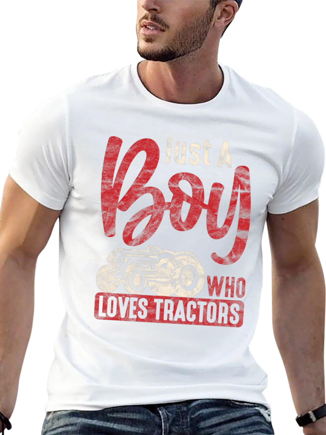 Just A Boy Who Loves Tractors T-Shirt