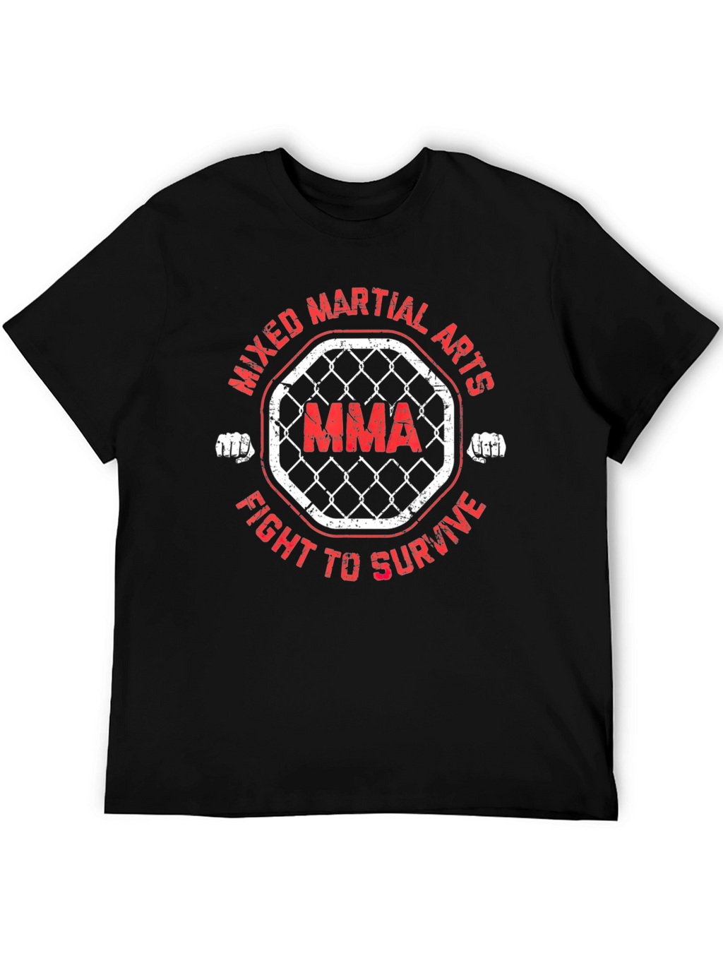 MMA Fight to Survive Graphic T-Shirt