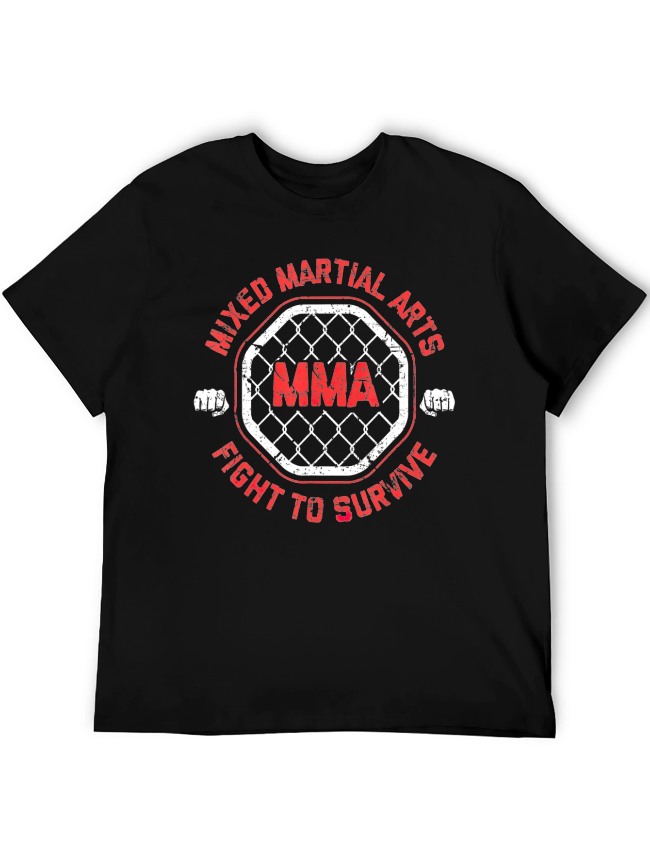 MMA Fight to Survive Graphic T-Shirt
