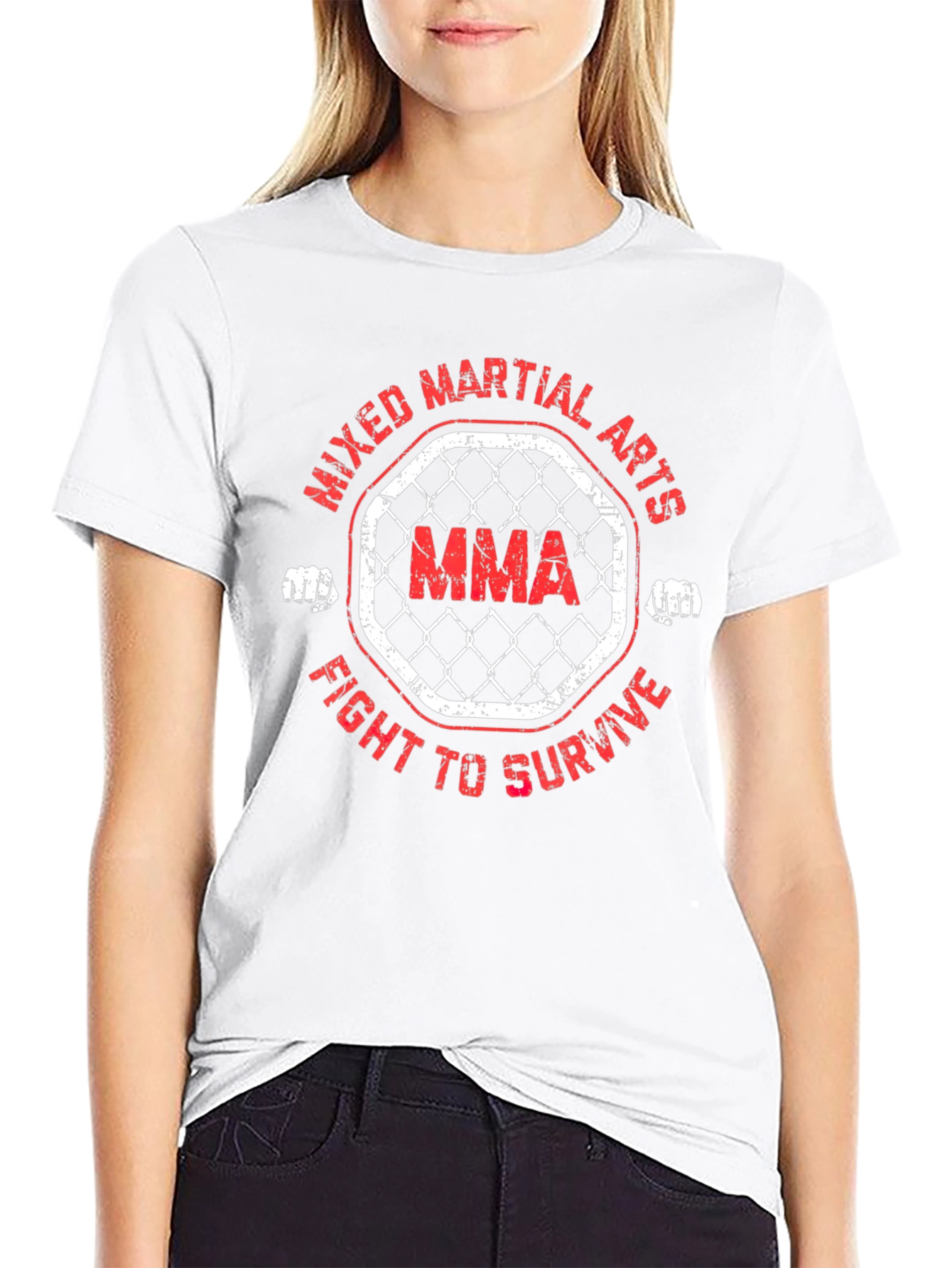 MMA Fight to Survive Graphic T-Shirt
