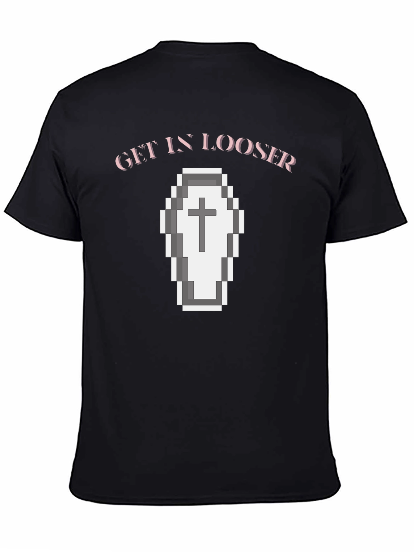 Get In Looser Coffin Graphic Tee - Black