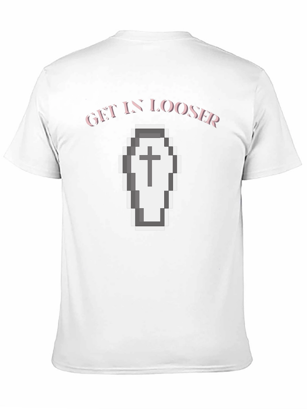 Get In Looser Coffin Graphic Tee - Black