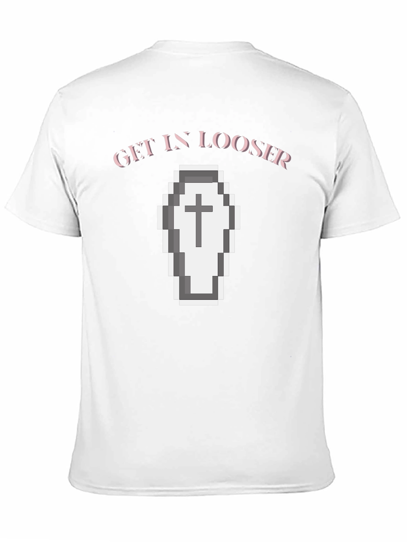 Get In Looser Coffin Graphic Tee - Black