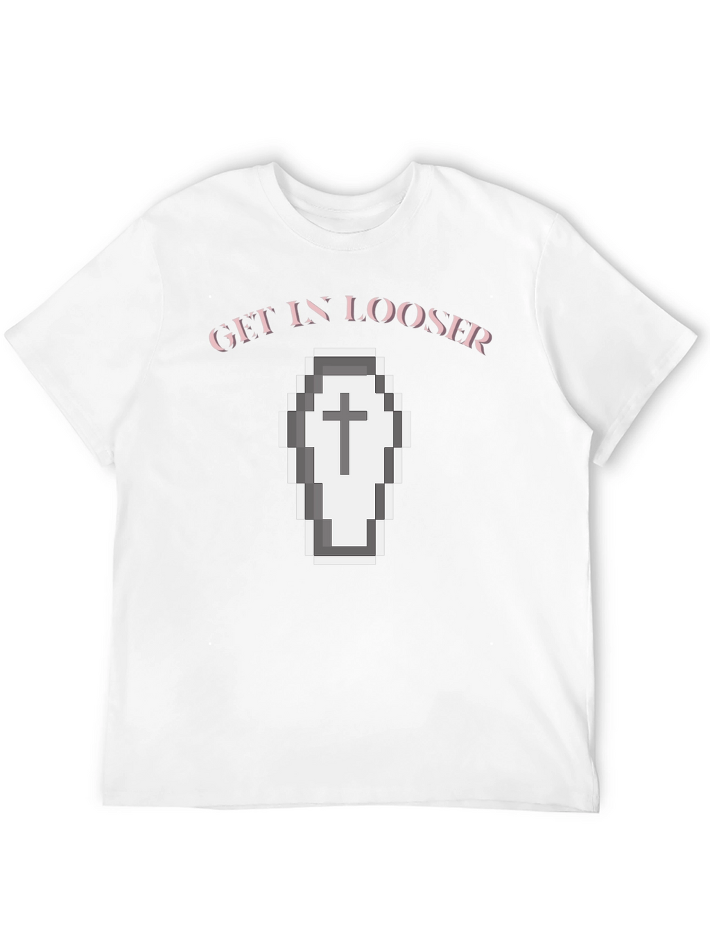 Get In Looser Coffin Graphic Tee - Black