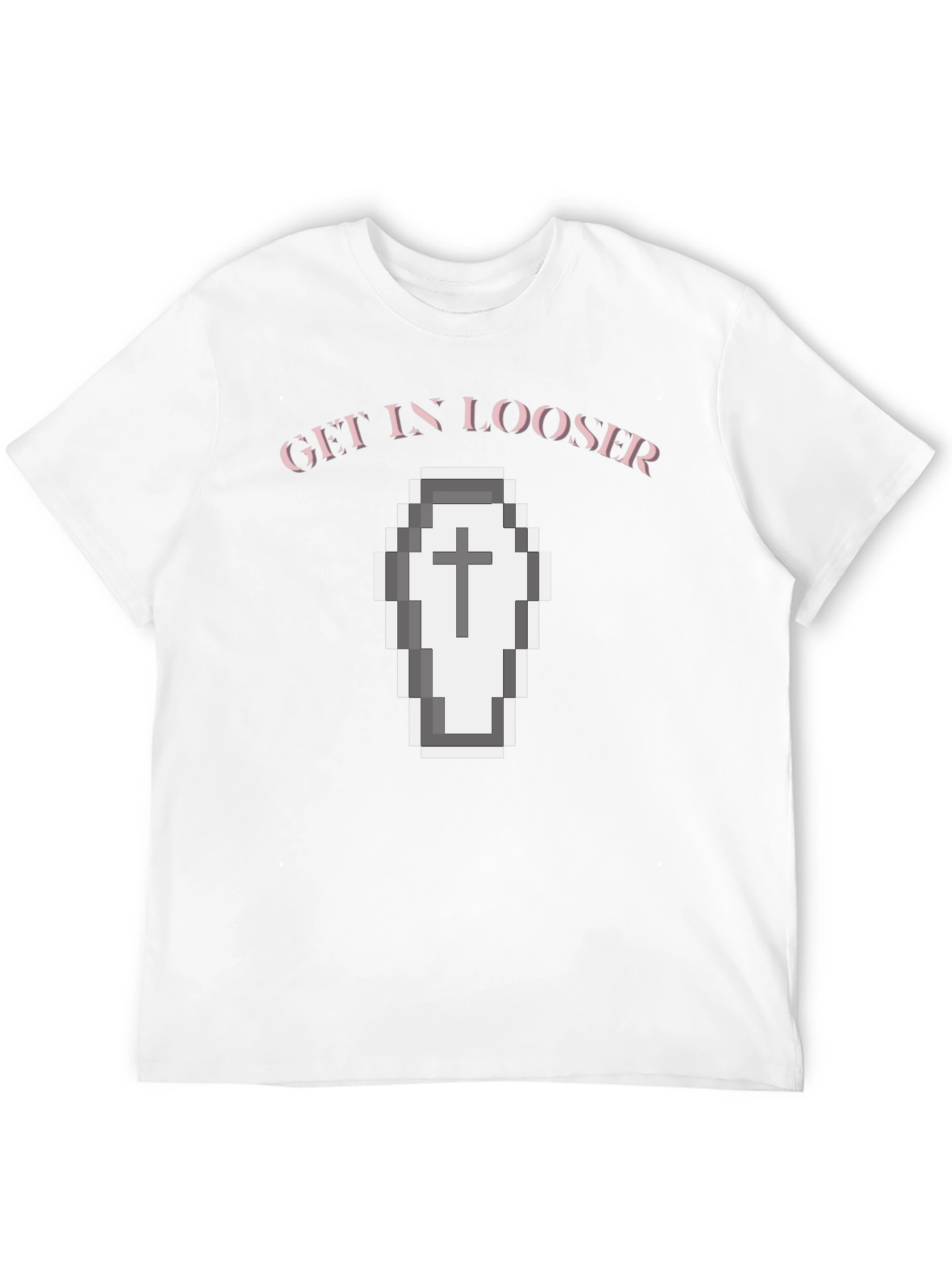 Get In Looser Coffin Graphic Tee - Black