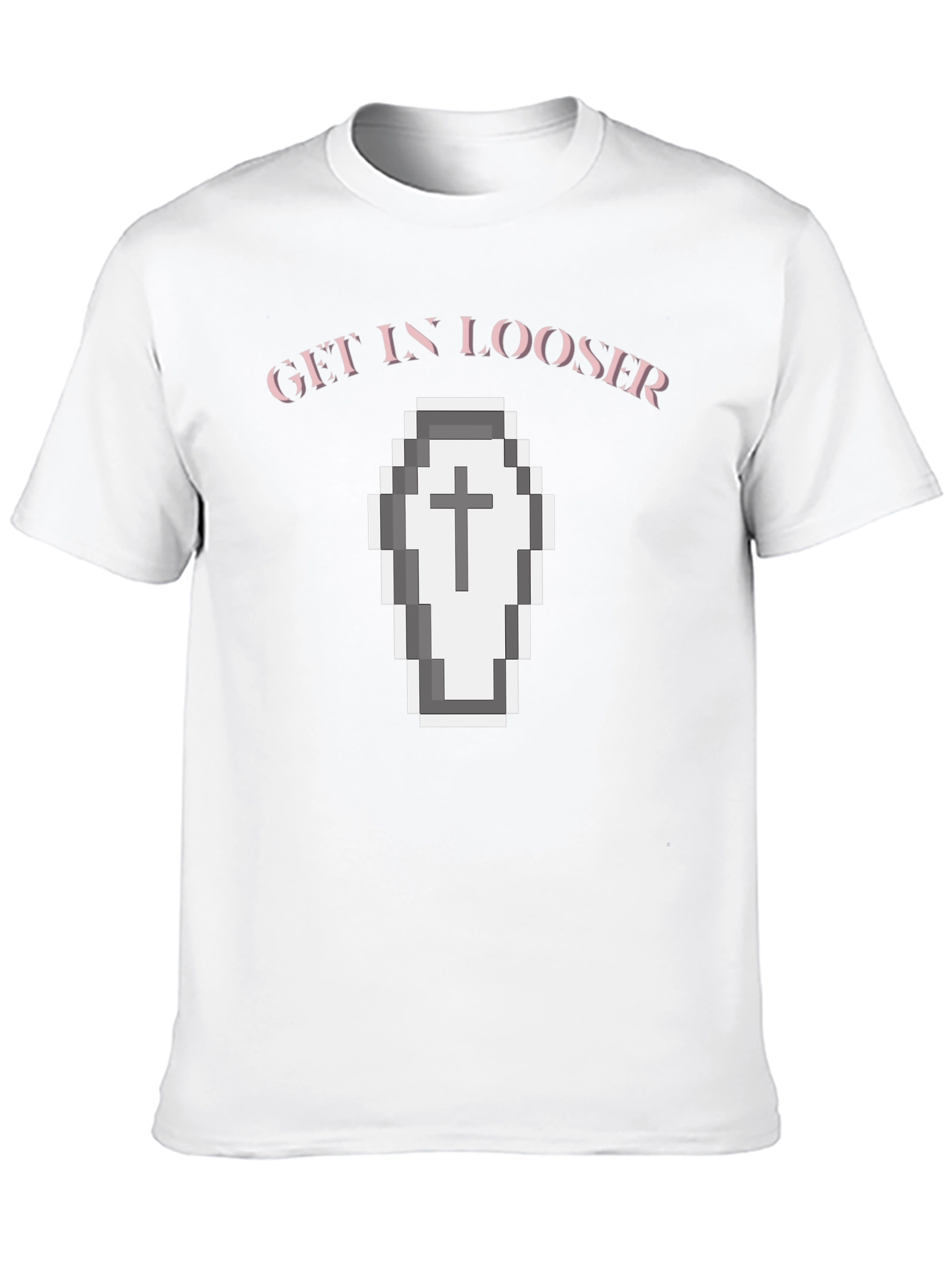 Get In Looser Coffin Graphic Tee - Black
