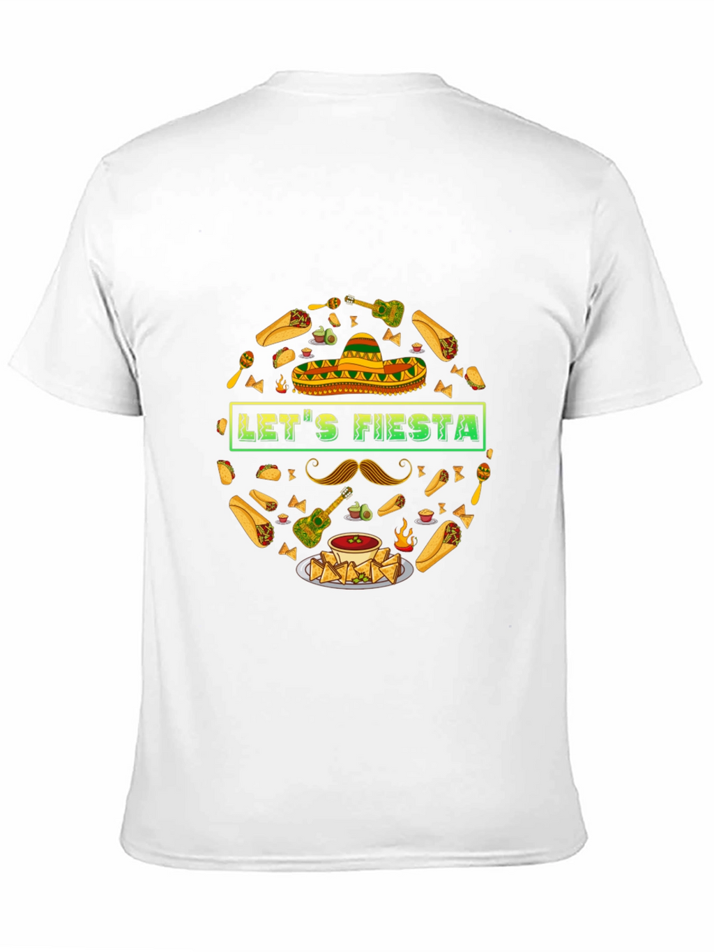 Lets Fiesta T-Shirt - Mexican Food & Party Theme