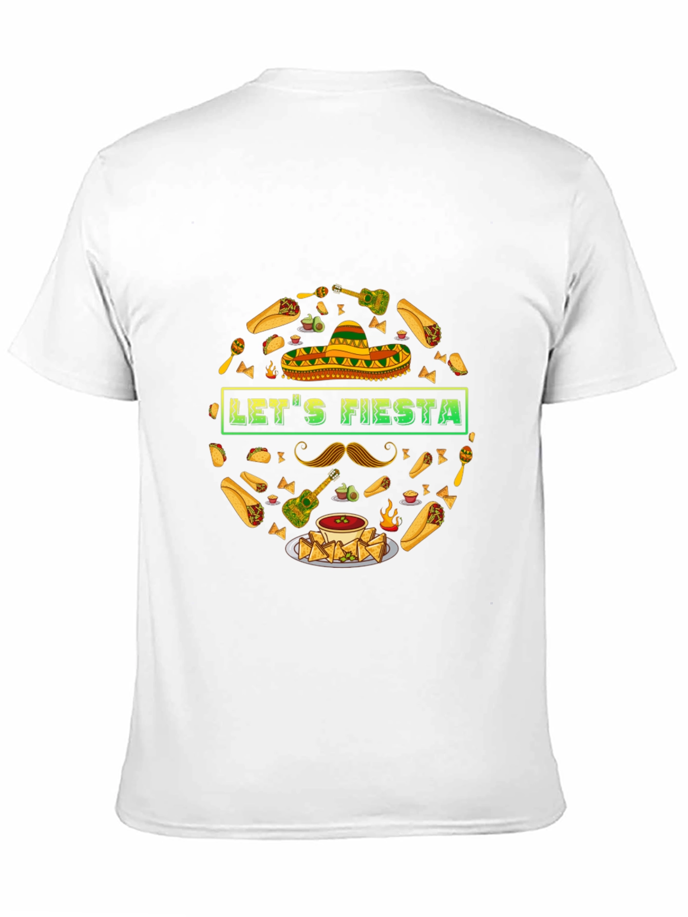 Lets Fiesta T-Shirt - Mexican Food & Party Theme
