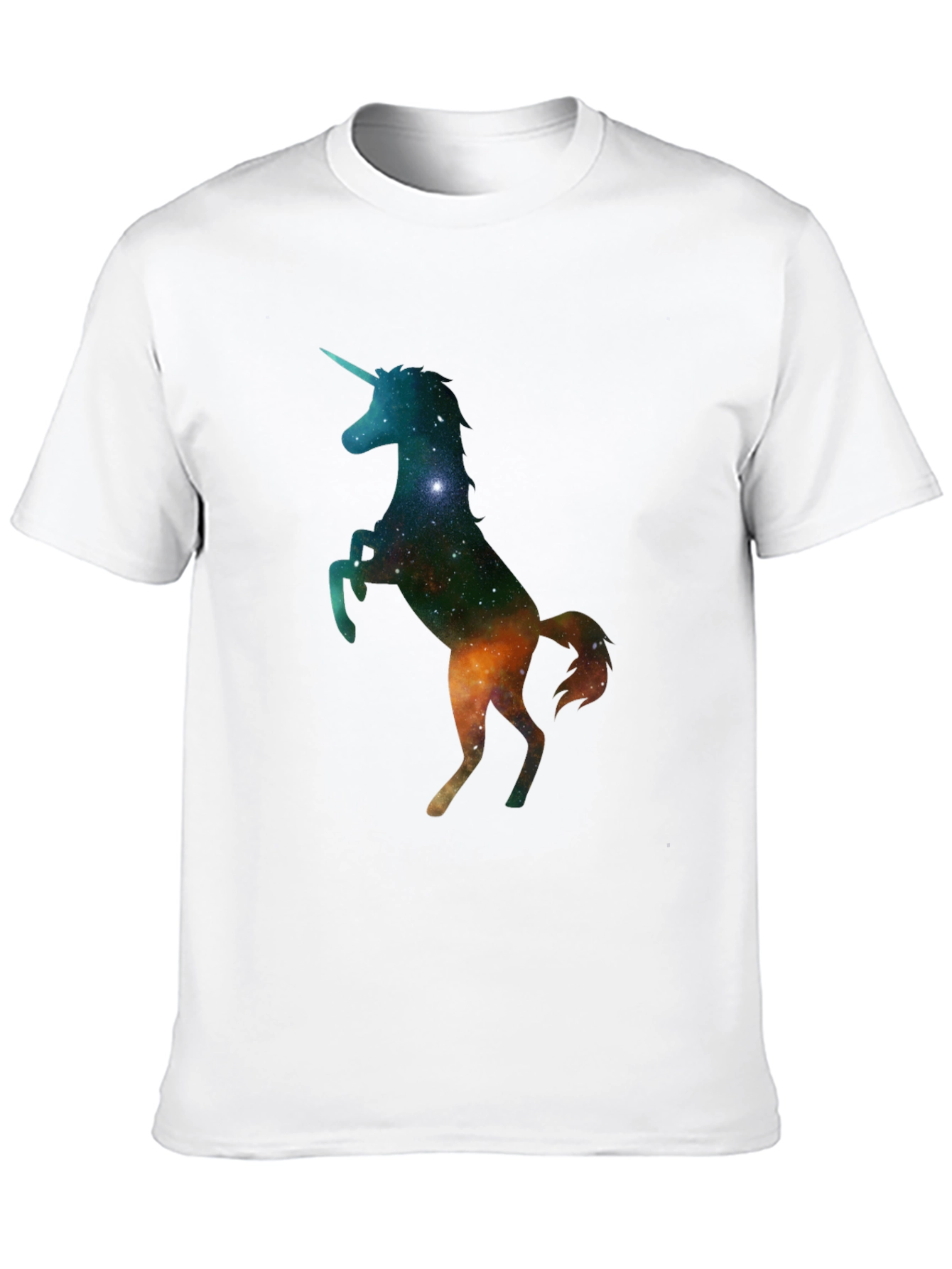 Unicorn Galaxy Black T-Shirt
