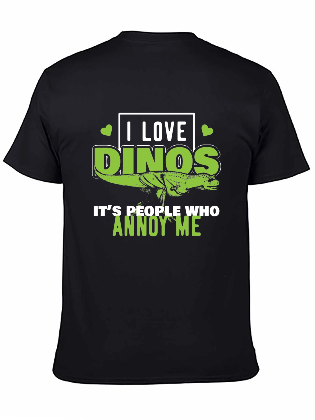 I Love Dinos Graphic Tee - Dinosaur Lover Gift