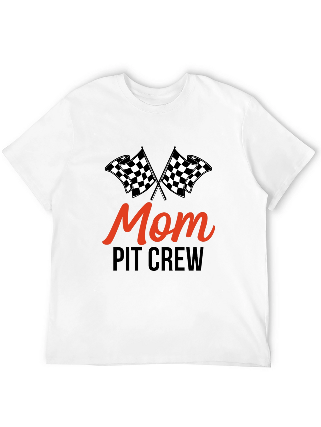 Mom Pit Crew Racing Tee