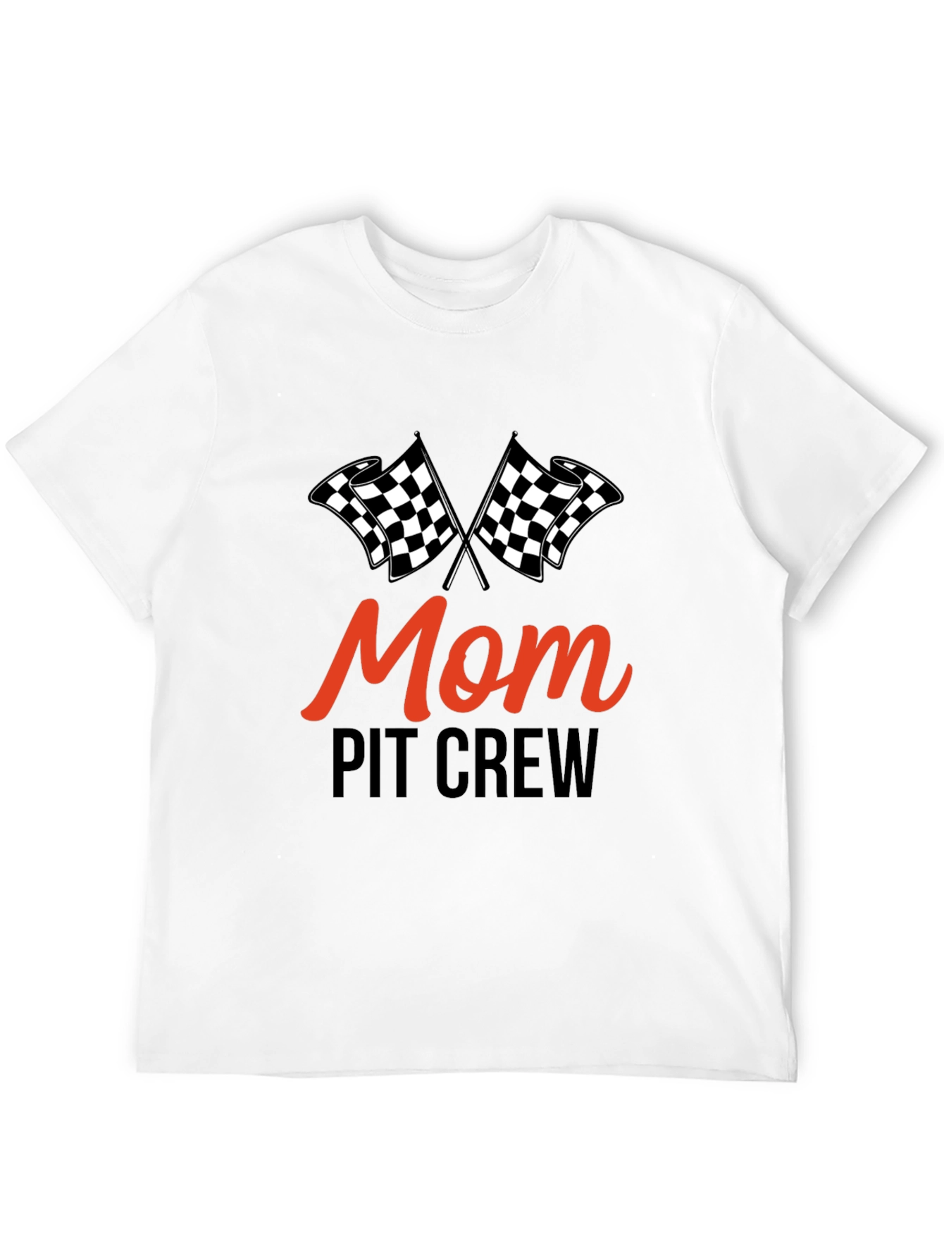 Mom Pit Crew Racing Tee