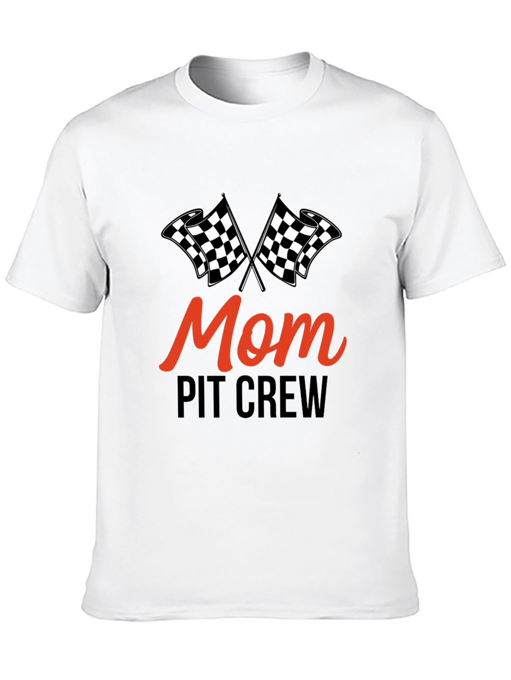 Mom Pit Crew Racing Tee