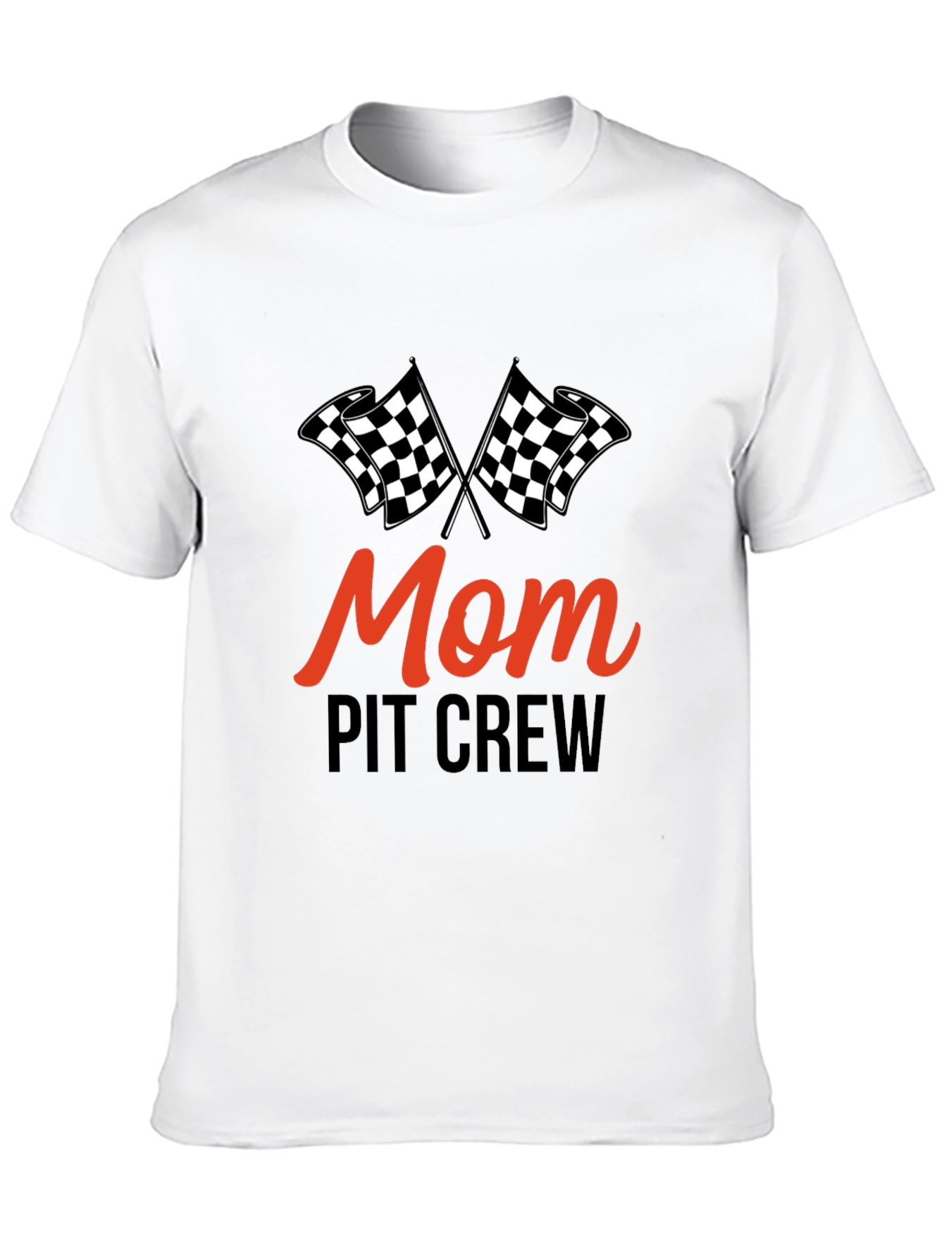Mom Pit Crew Racing Tee
