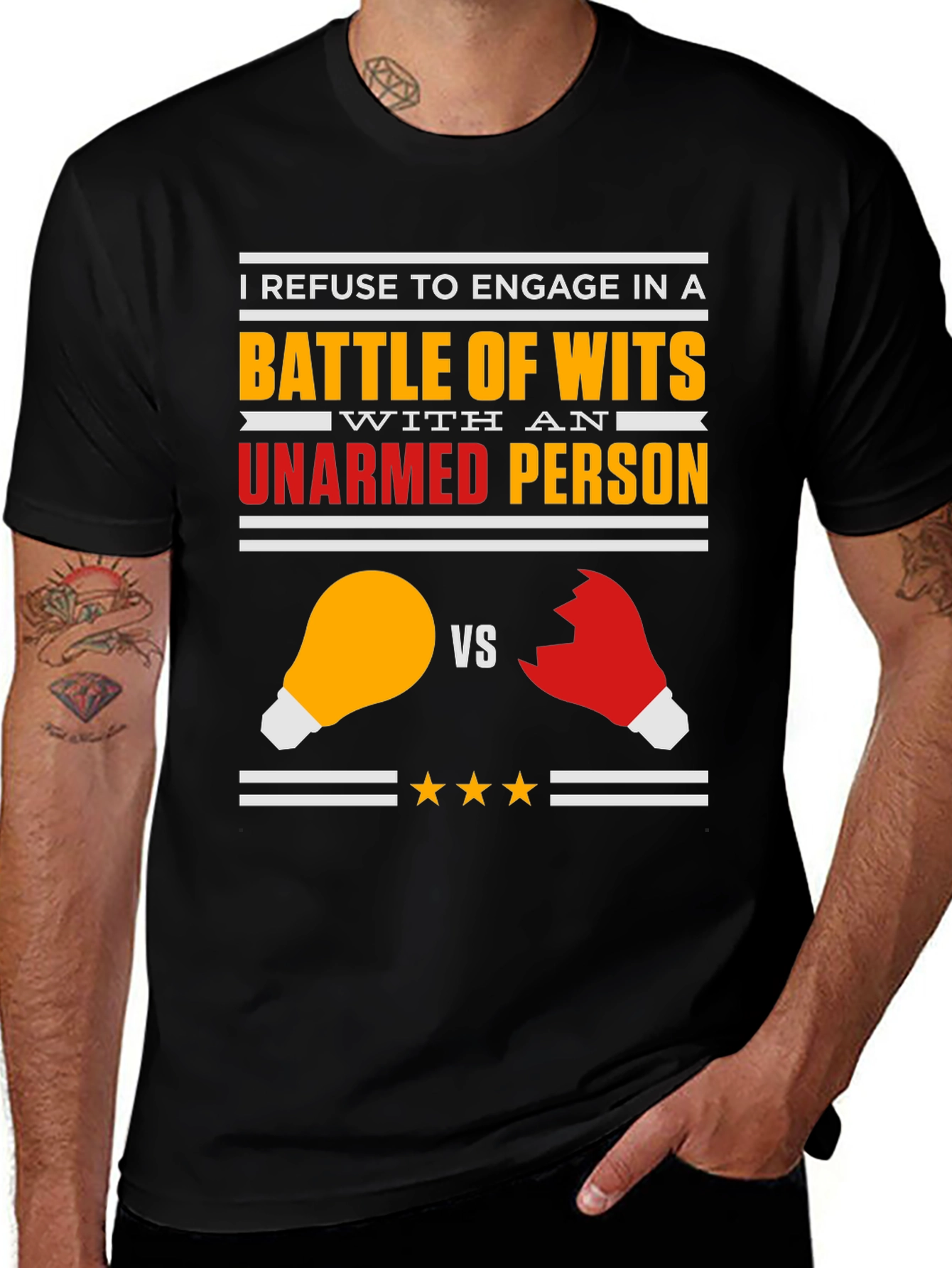 Battle of Wits Graphic T-Shirt