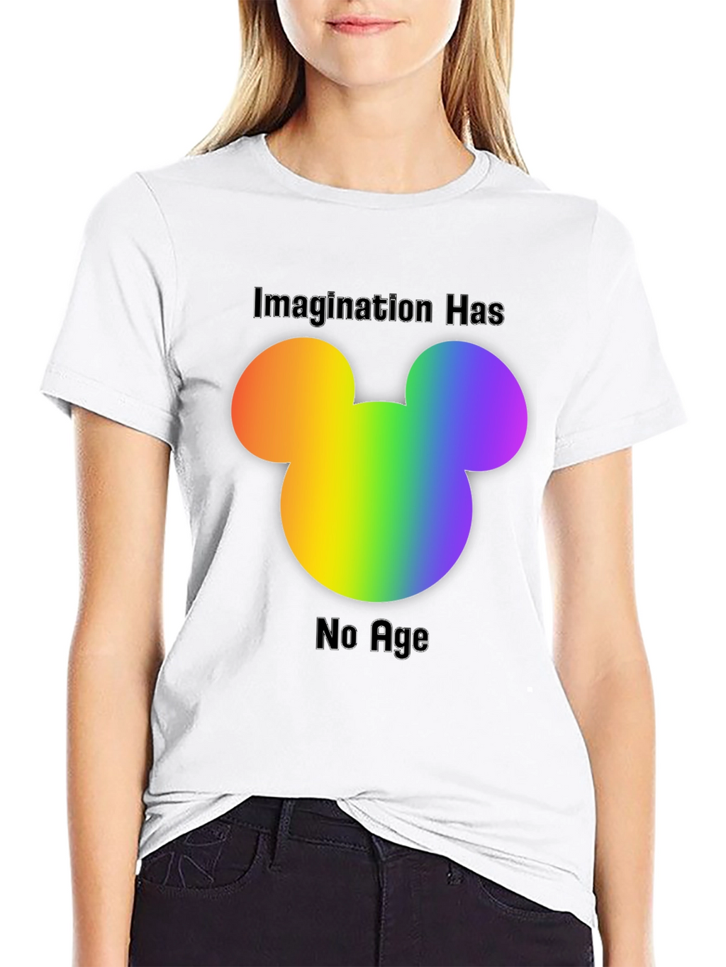 Rainbow Mickey Mouse Imagination T-Shirt