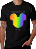 Rainbow Mickey Mouse Imagination T-Shirt