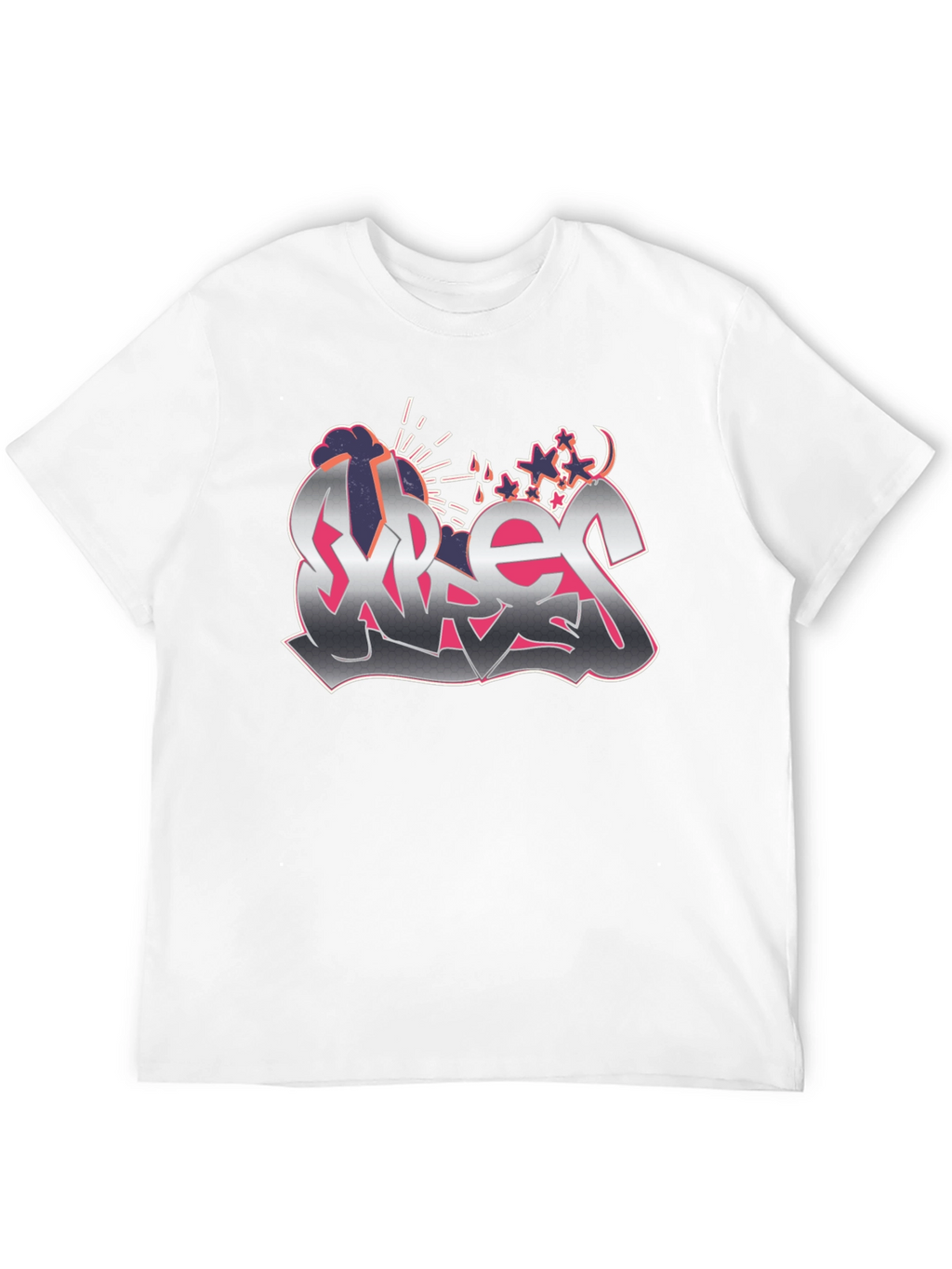 Street Art Style Graphic T-Shirt