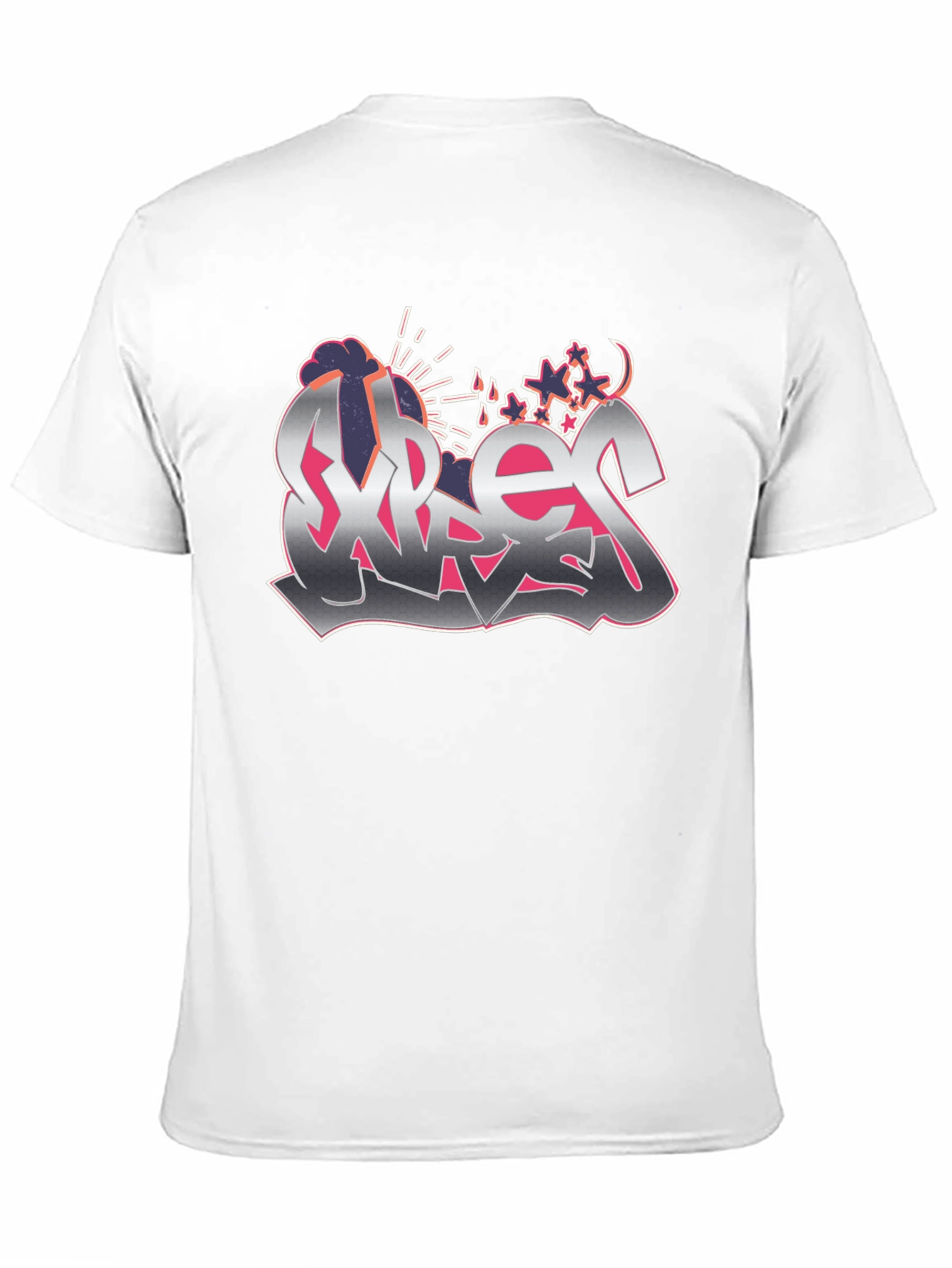 Street Art Style Graphic T-Shirt
