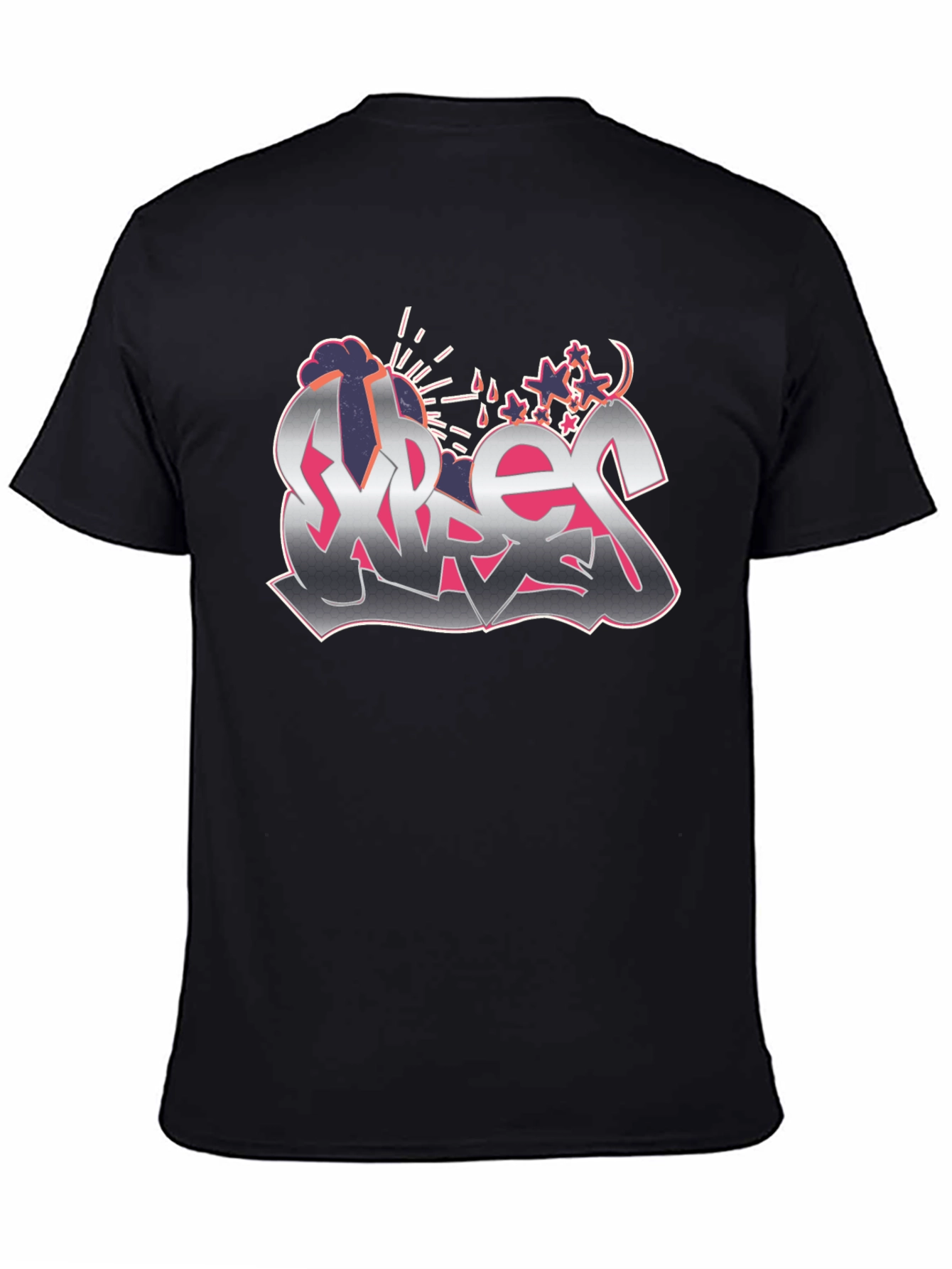 Street Art Style Graphic T-Shirt