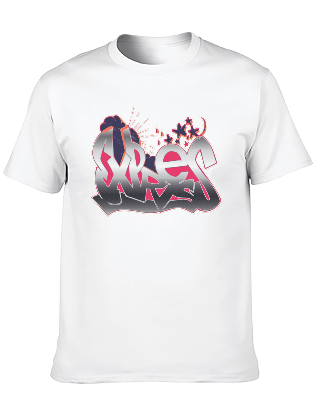Street Art Style Graphic T-Shirt