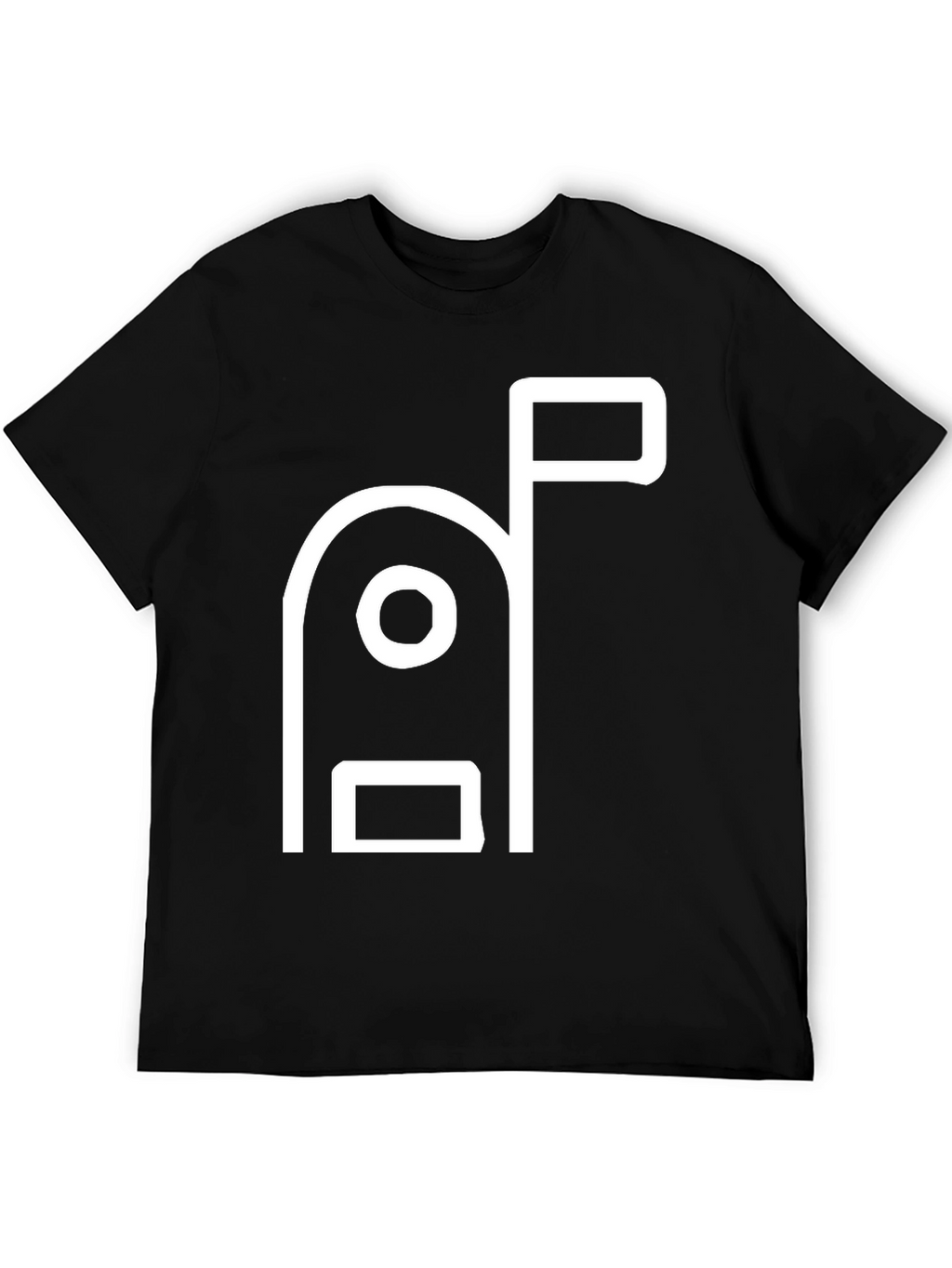 Mailbox Graphic T-Shirt - Modern Minimalist Design