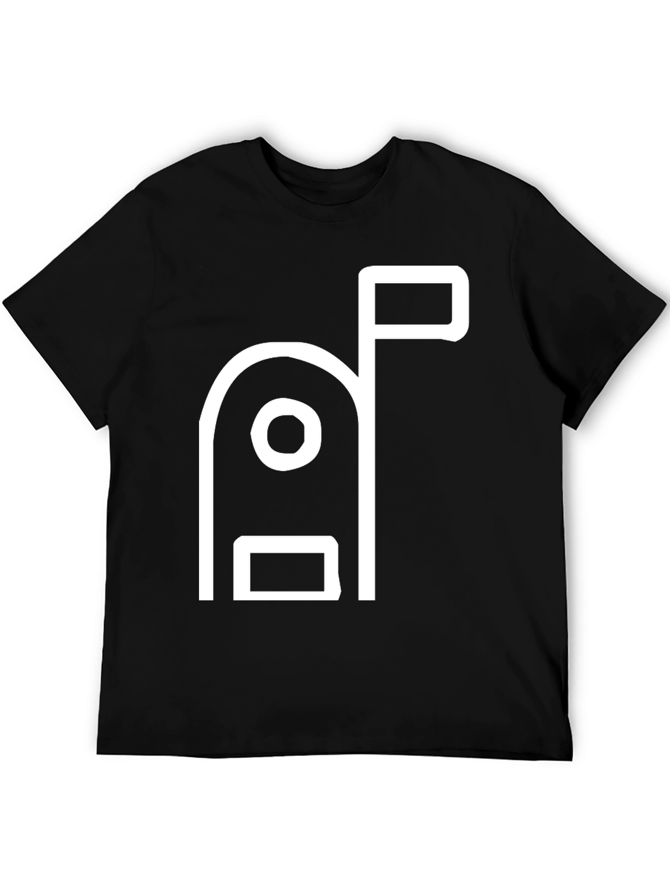 Mailbox Graphic T-Shirt - Modern Minimalist Design