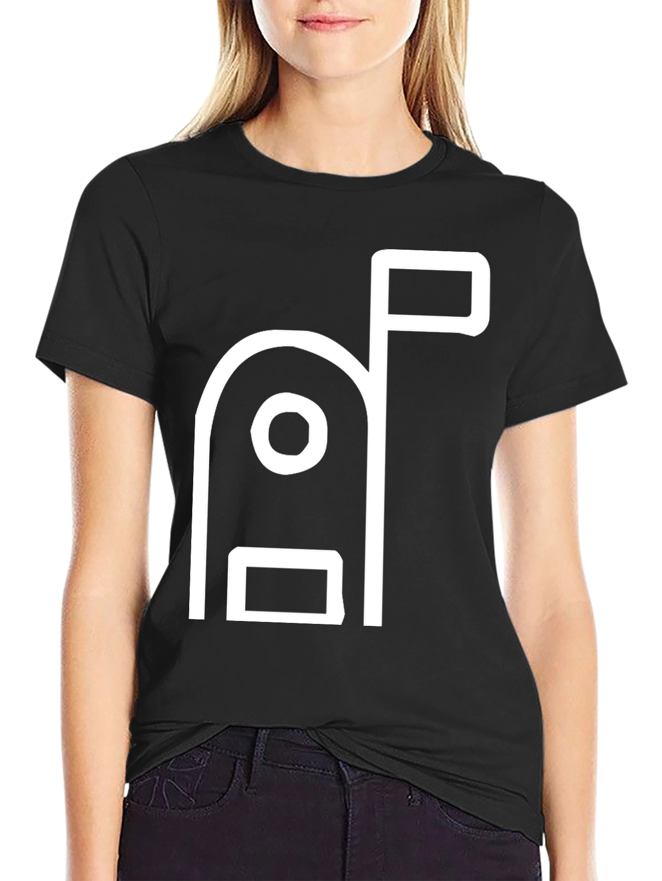 Mailbox Graphic T-Shirt - Modern Minimalist Design