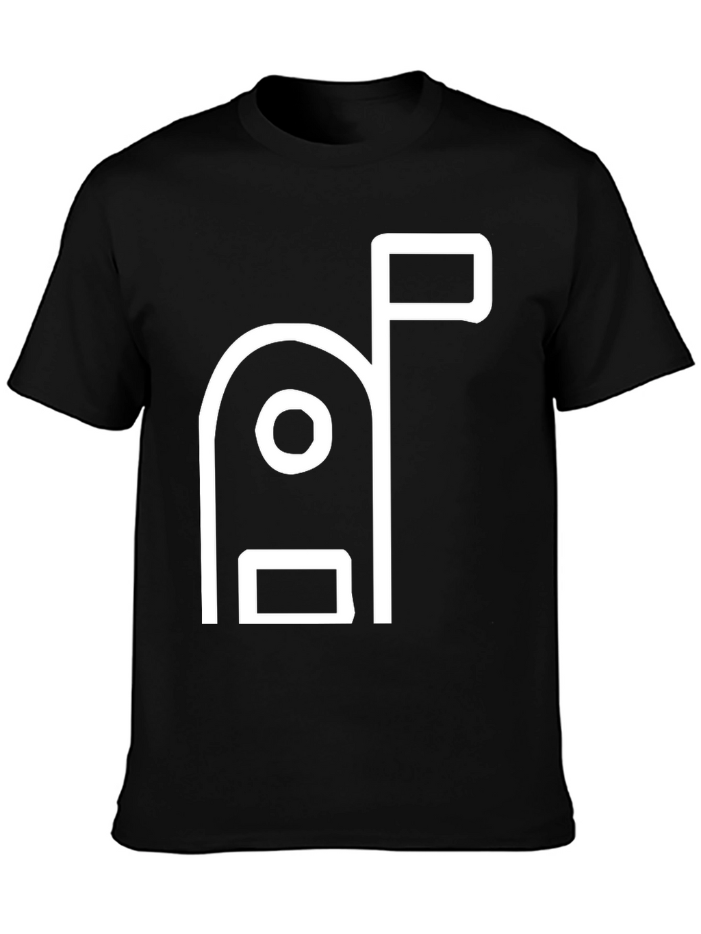 Mailbox Graphic T-Shirt - Modern Minimalist Design