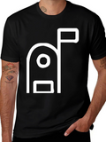 Mailbox Graphic T-Shirt - Modern Minimalist Design
