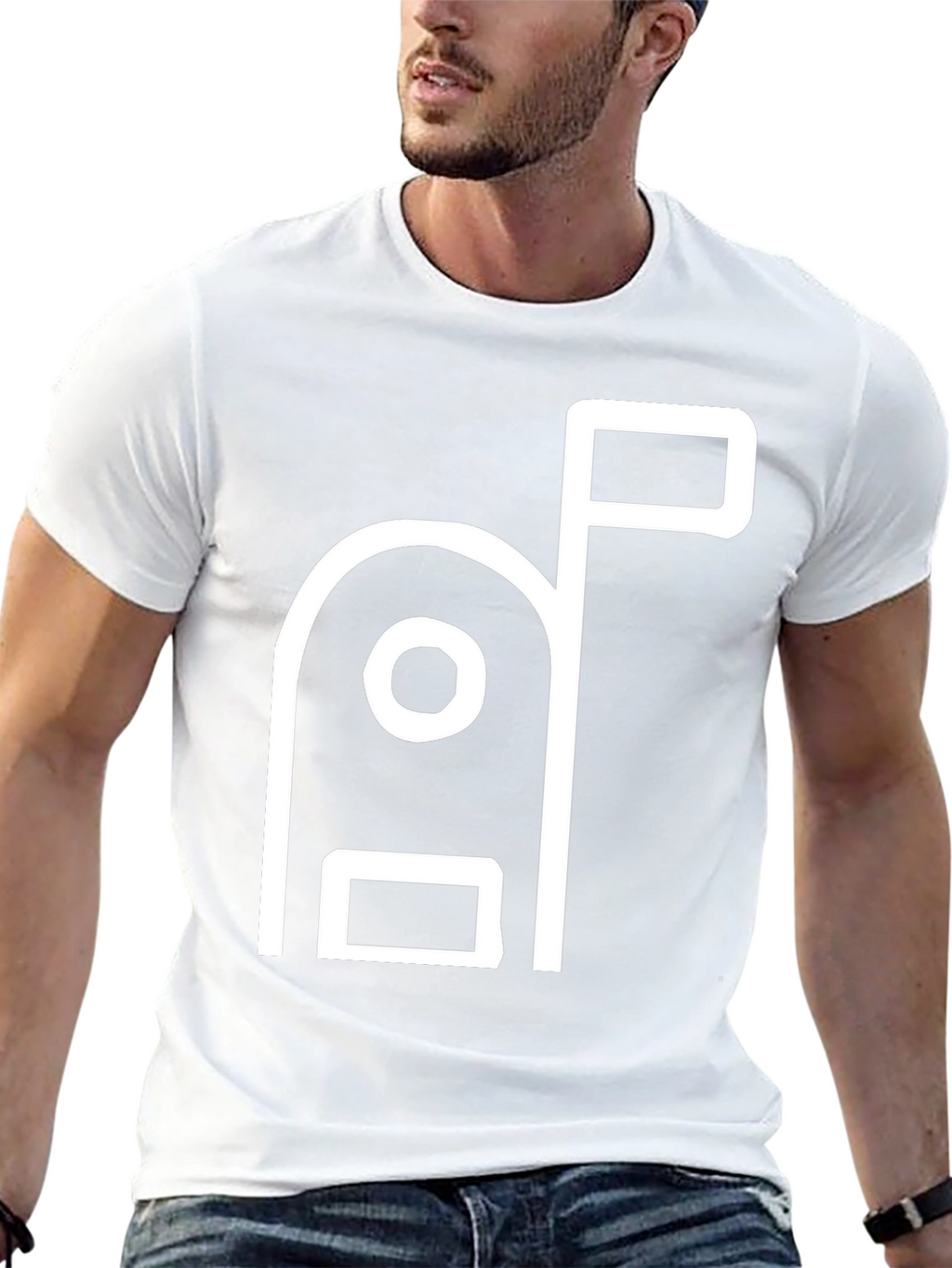 Mailbox Graphic T-Shirt - Modern Minimalist Design