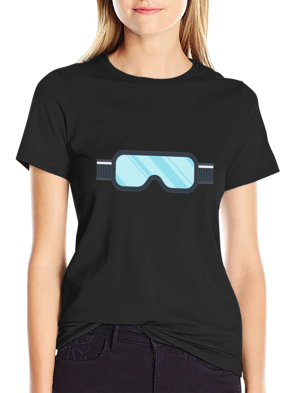 Ski Goggles Graphic Tee - Stylish Winter Sportswear