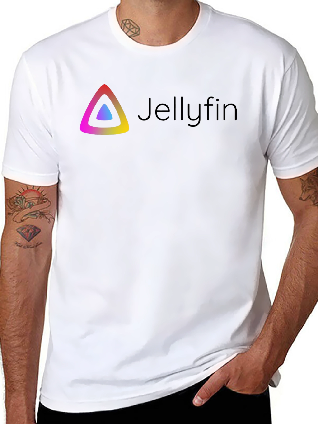 Jellyfin Logo Black T-Shirt