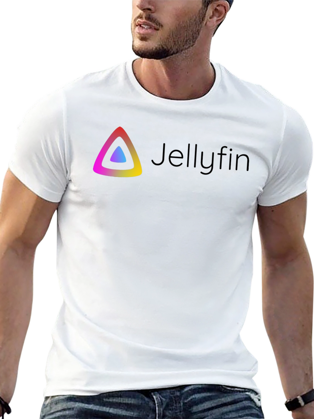 Jellyfin Logo Black T-Shirt