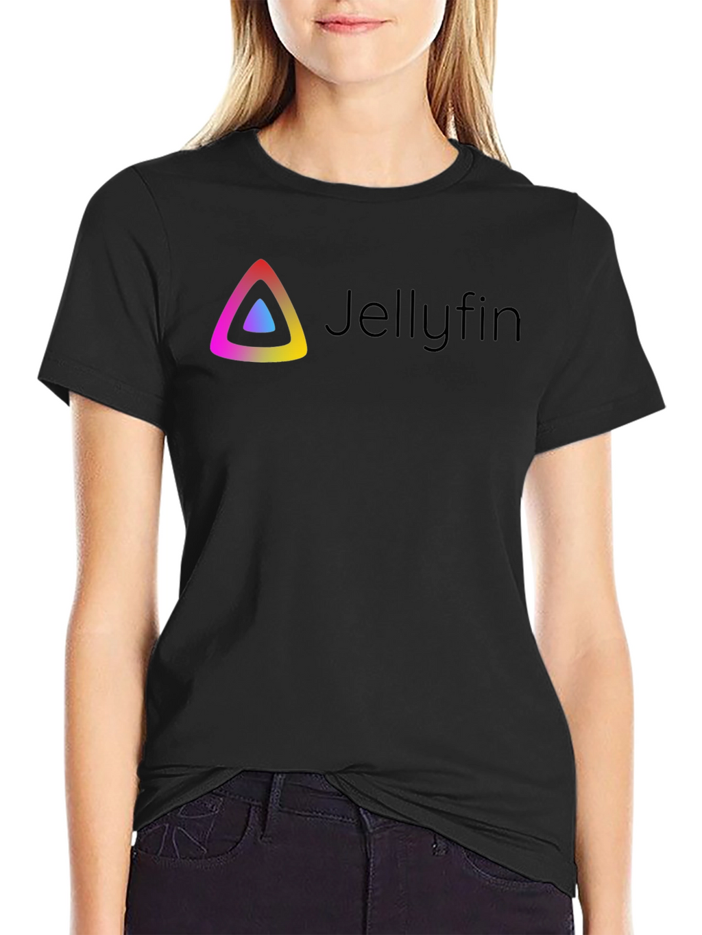 Jellyfin Logo Black T-Shirt