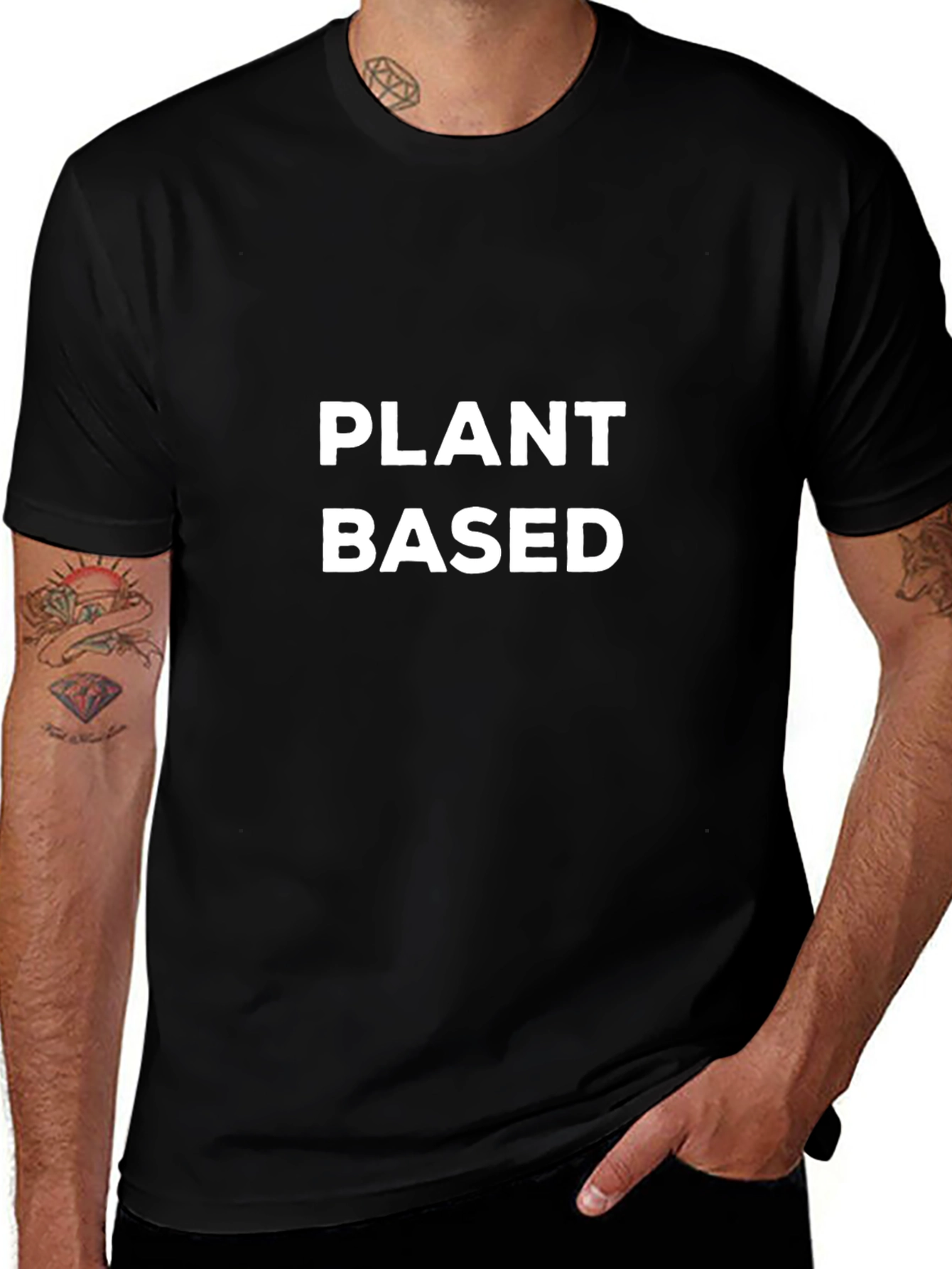 Plant Based Black T-Shirt