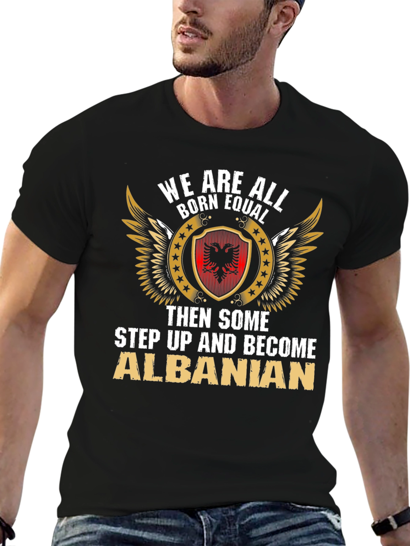 Albanian Pride Graphic T-Shirt