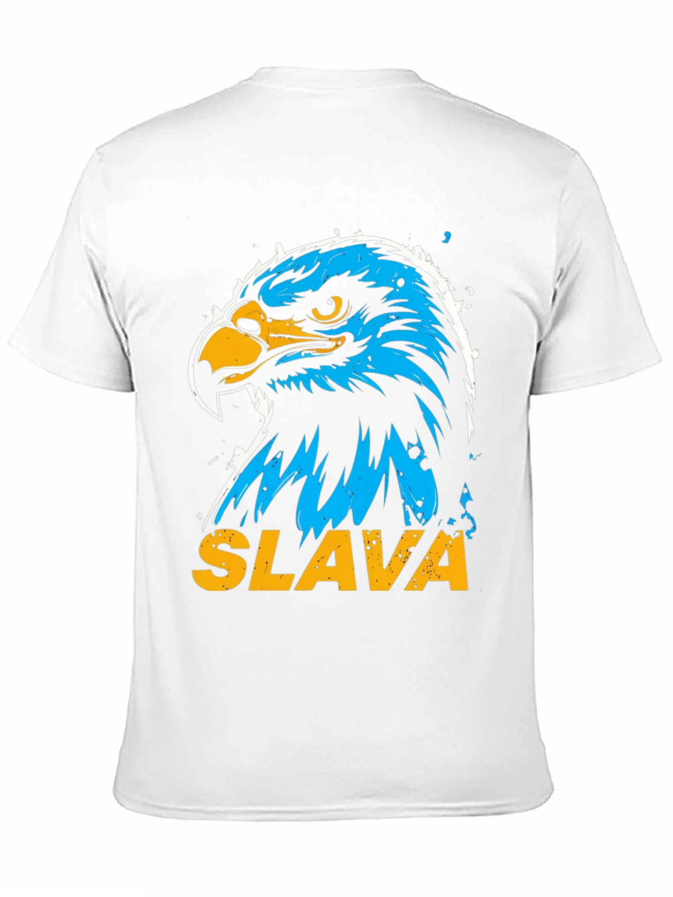 Slava Eagle Graphic Tee - Patriotic Design