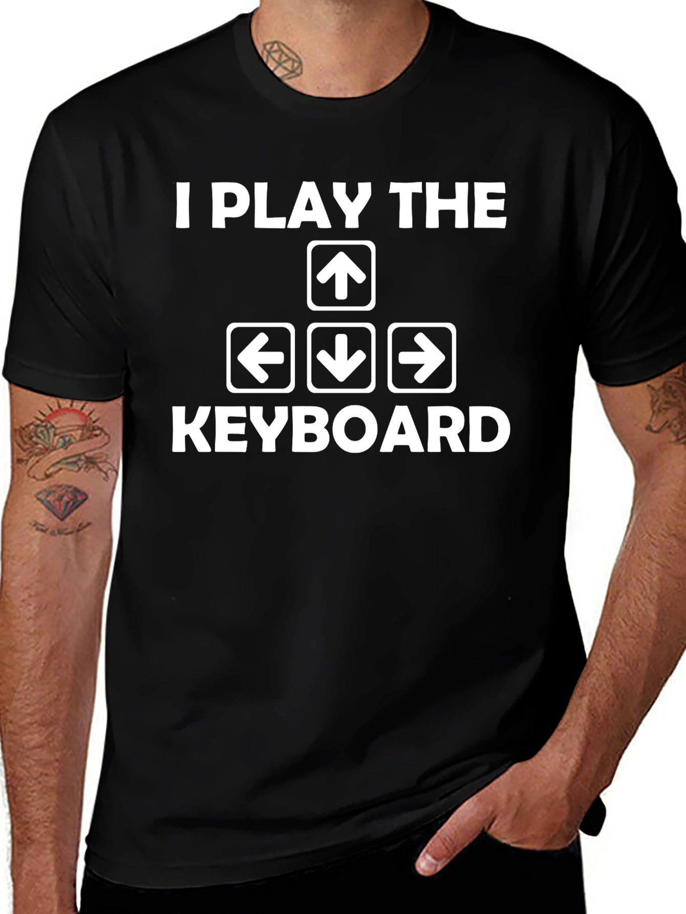 I Play the Keyboard T-Shirt - Gamer Humor