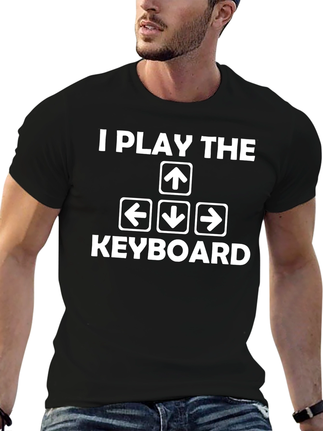 I Play the Keyboard T-Shirt - Gamer Humor