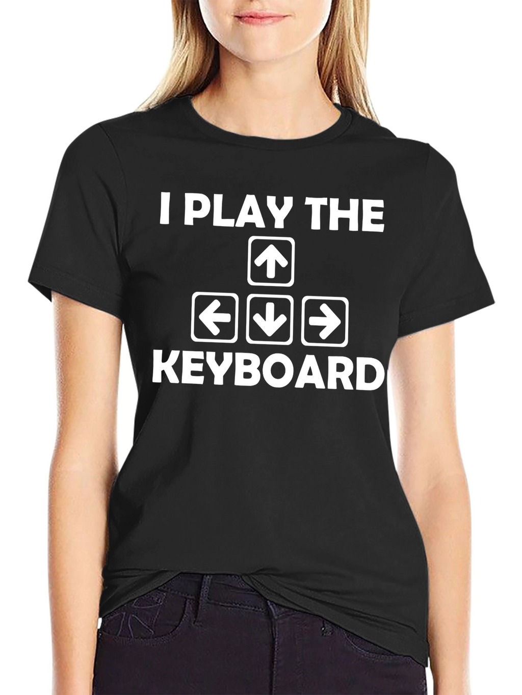 I Play the Keyboard T-Shirt - Gamer Humor