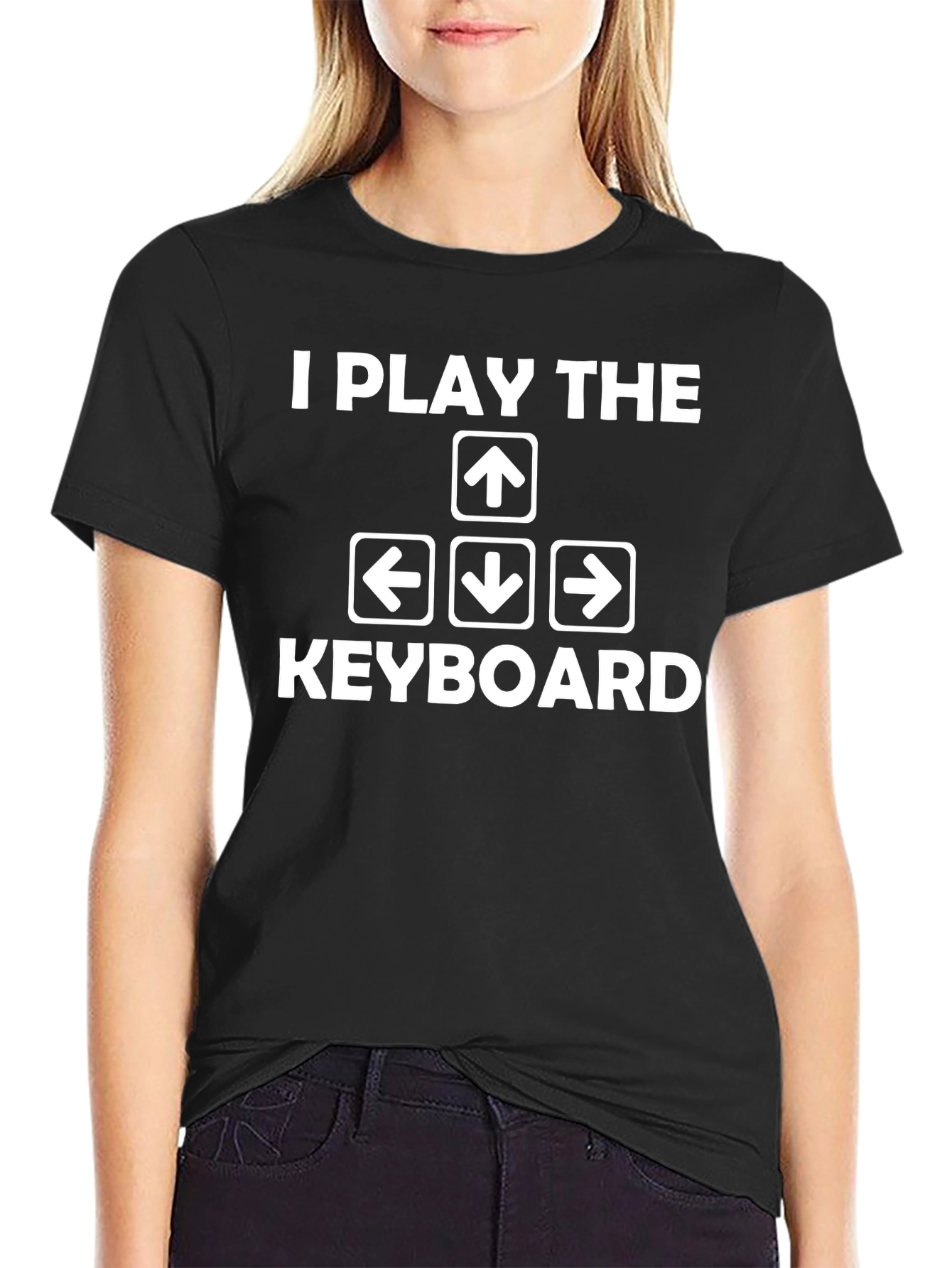 I Play the Keyboard T-Shirt - Gamer Humor