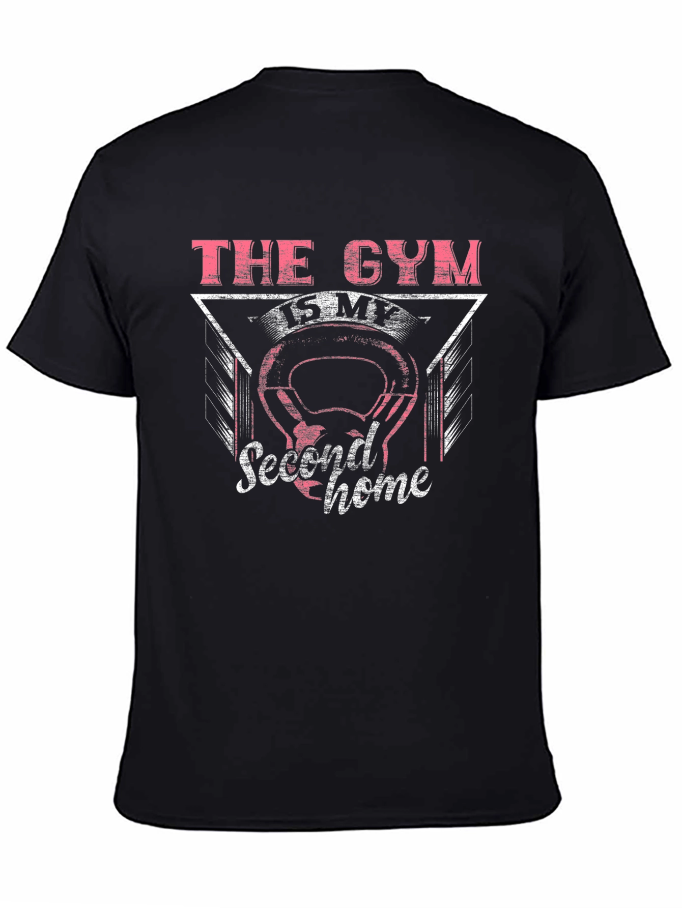 Gym Is My Second Home T-Shirt Black