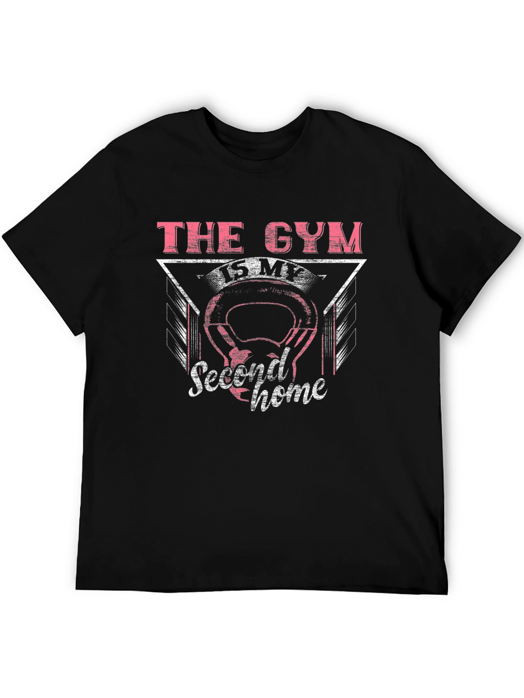 Gym Is My Second Home T-Shirt Black