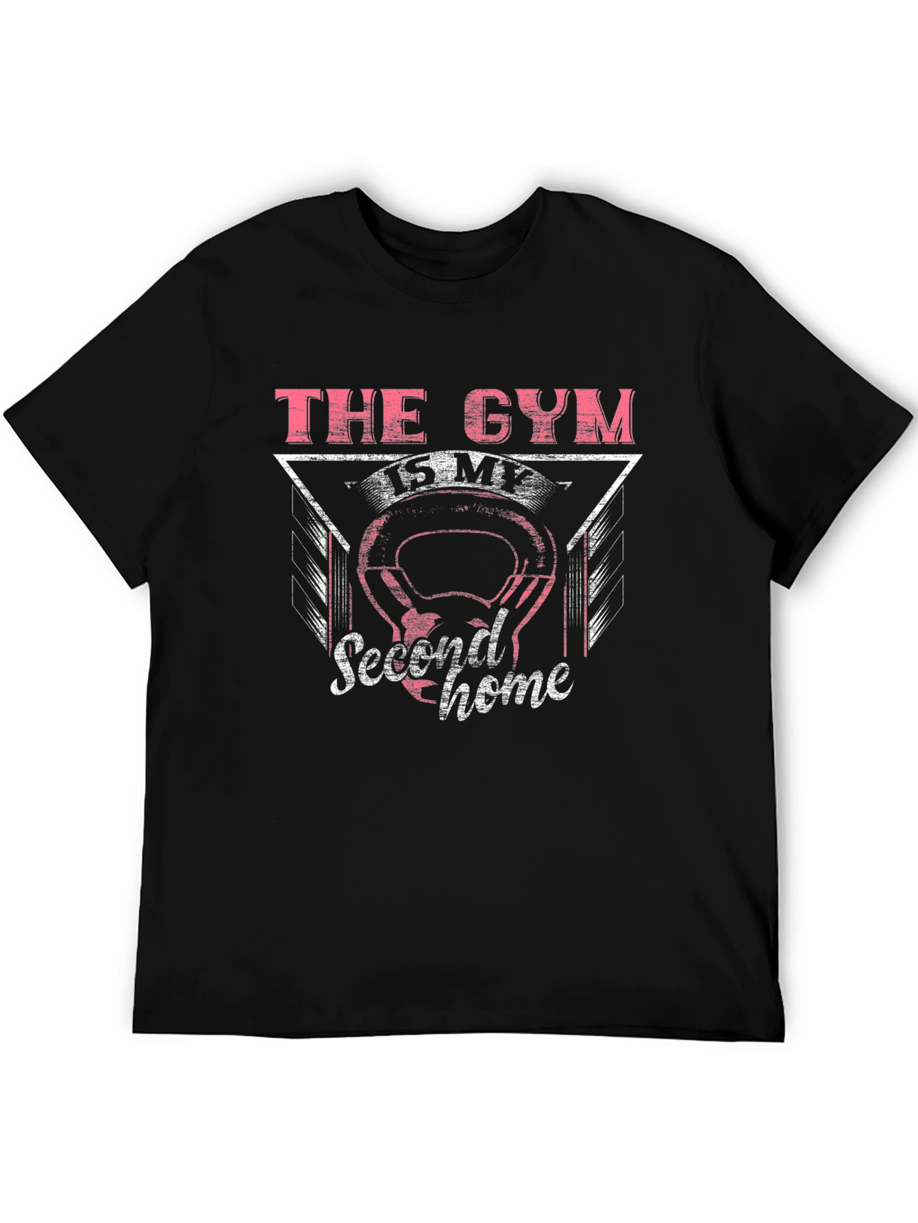 Gym Is My Second Home T-Shirt Black