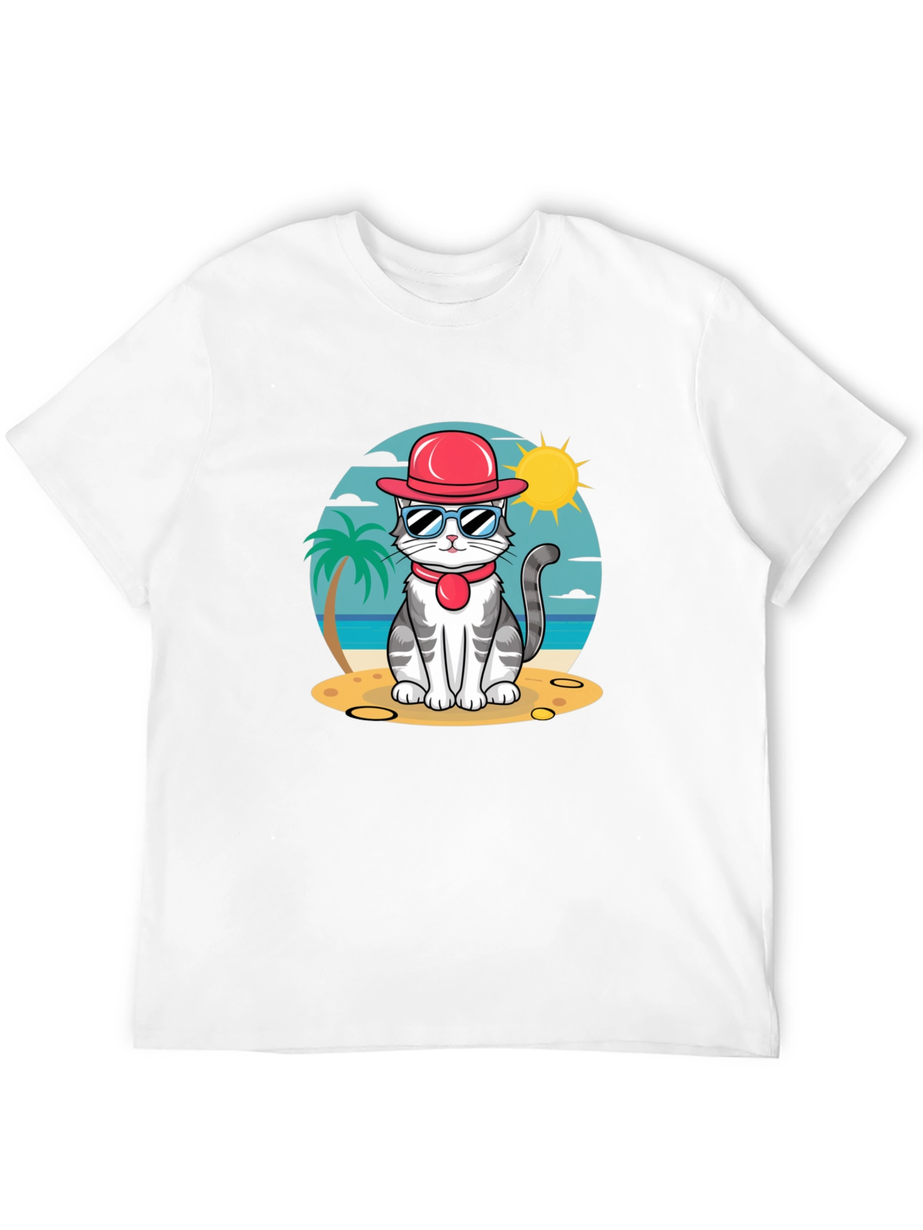 Cool Cat Beach T-Shirt