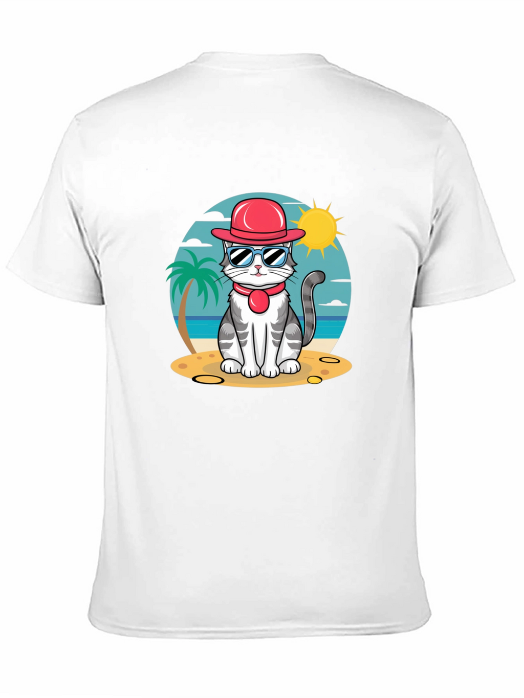 Cool Cat Beach T-Shirt