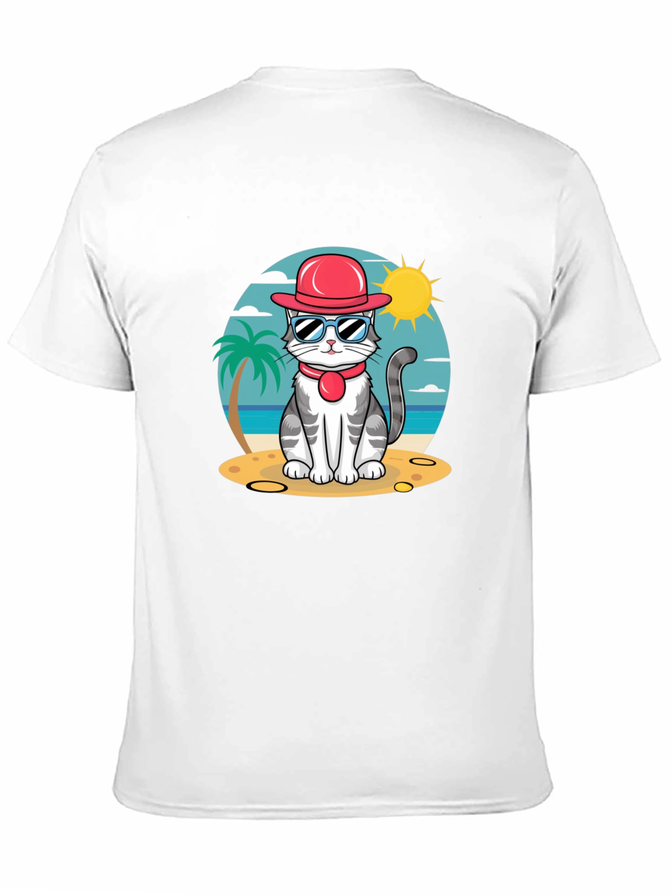 Cool Cat Beach T-Shirt